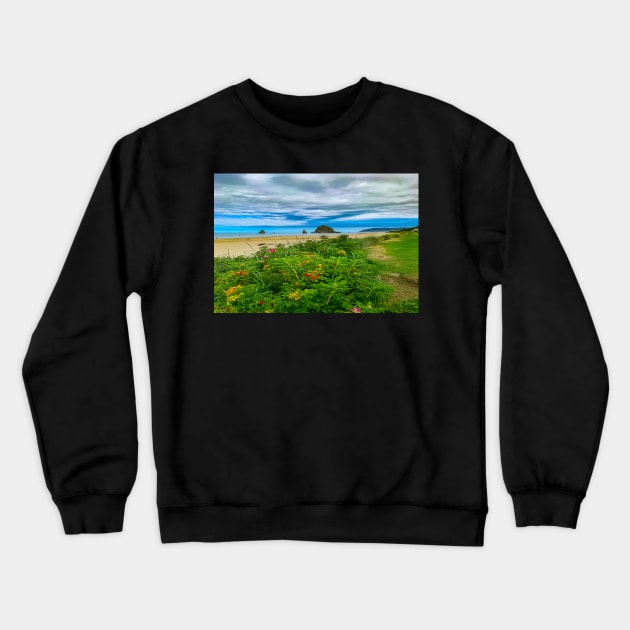 Cannon Beach Crewneck Sweatshirt by Ckauzmann